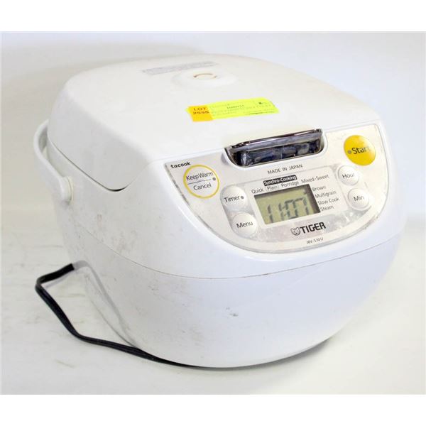 TIGER 6 CUP DIGITAL RICE COOKER, MADE IN JAPAN