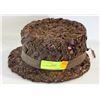 Image 1 : VINTAGE BROWN HAT.