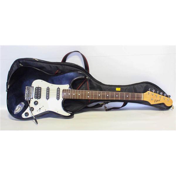 ESPRIT ELECTRIC GUITAR - CASE/STRAPS/CORDS INCLD.
