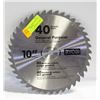Image 1 : RYOBI 40 CARBIDE TEETH 10" BLADE