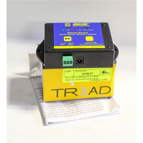 SQUARE D REMOTE SURGE PROTECTION DEVICE NEW