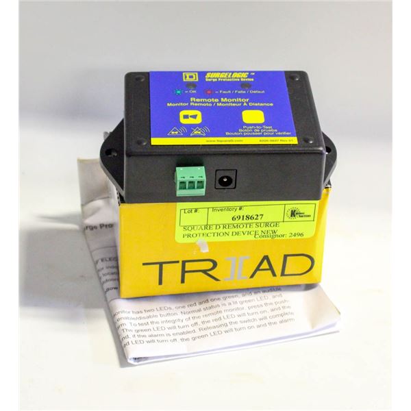 SQUARE D REMOTE SURGE PROTECTION DEVICE NEW