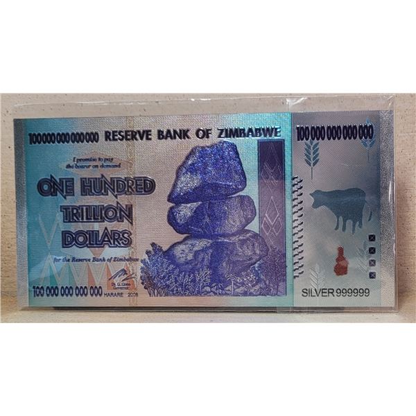 6)  RESERVE BANK OF ZIMBABWE, ONE HUNDRED