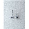 Image 1 : 29)   SILVER TONE AND AUSTRIAN CRYSTAL DROP