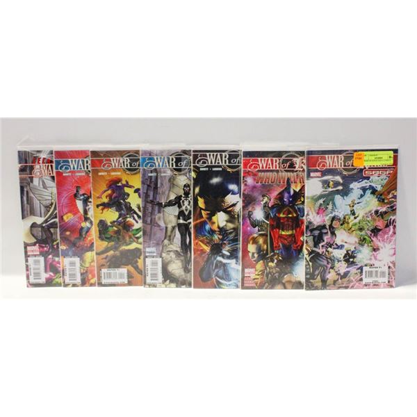 7 WAR OF KINGS SAGA COMICS