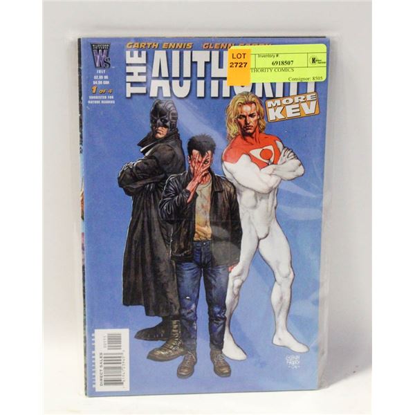 4 AUTHORITY COMICS