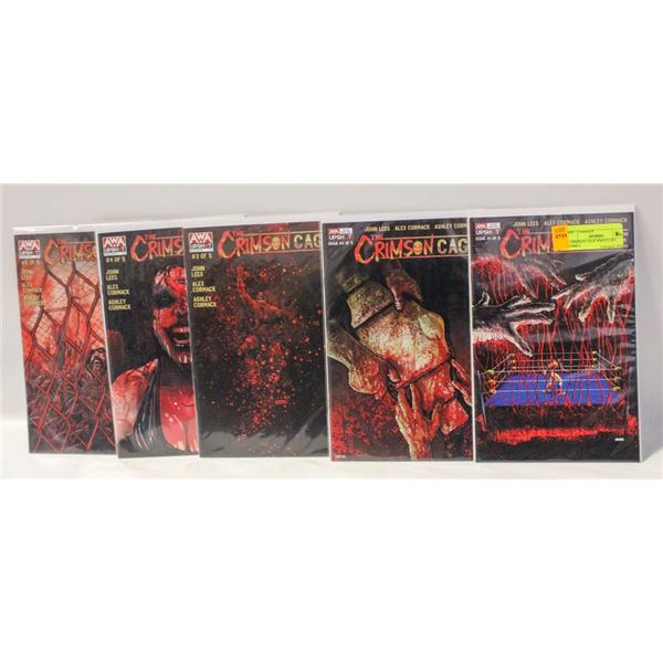 5 CRIMSON CAGE WRESTLING COMICS