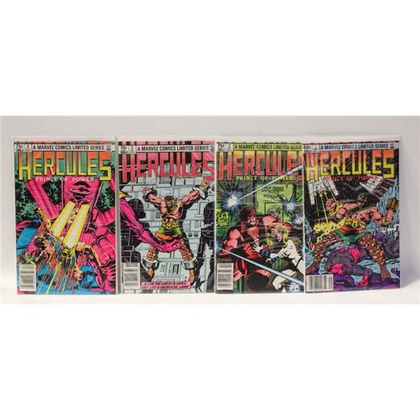 HERCULES ALL NEWS STANDS #1-4 FULL SERIES