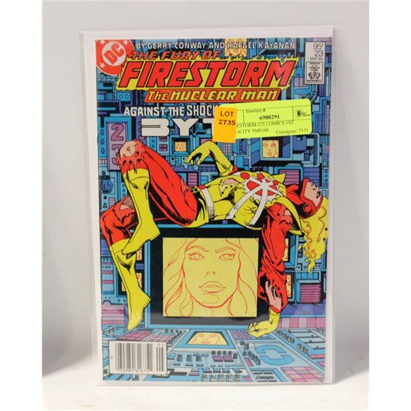 FIRESTORM #23 COMICS 1ST FELICITY SMOAK