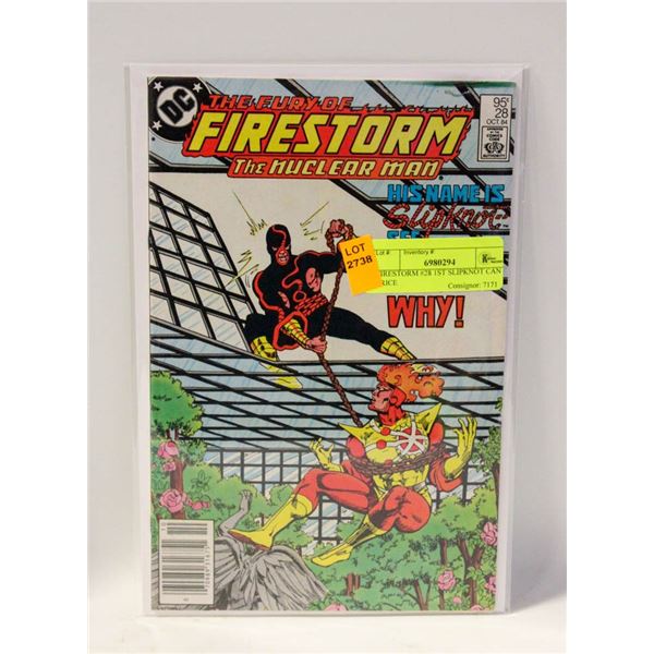 FIRESTORM #28 1ST SLIPKNOT CAN PRICE