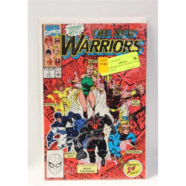 NEW WARRIORS #1 MARVEL COMICS 1ST PRINT