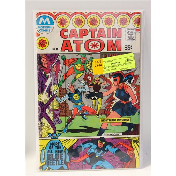 CAPTAIN ATOM #86 STEVE DITKO 1978 COMIC BOOK