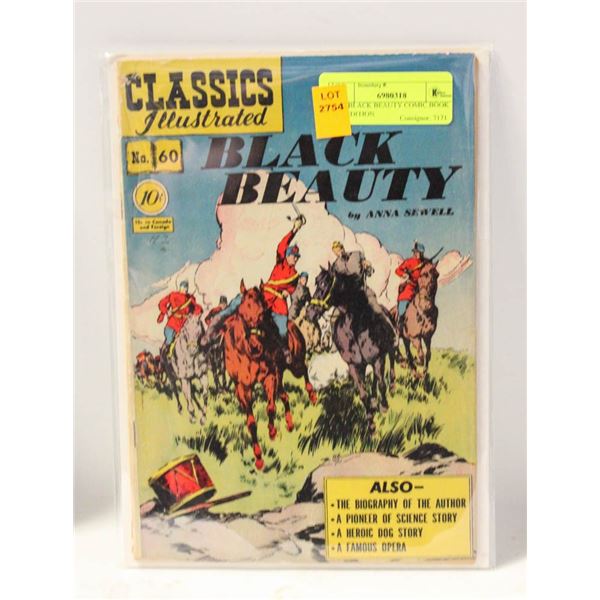 1949 BLACK BEAUTY COMIC BOOK 1ST EDITION