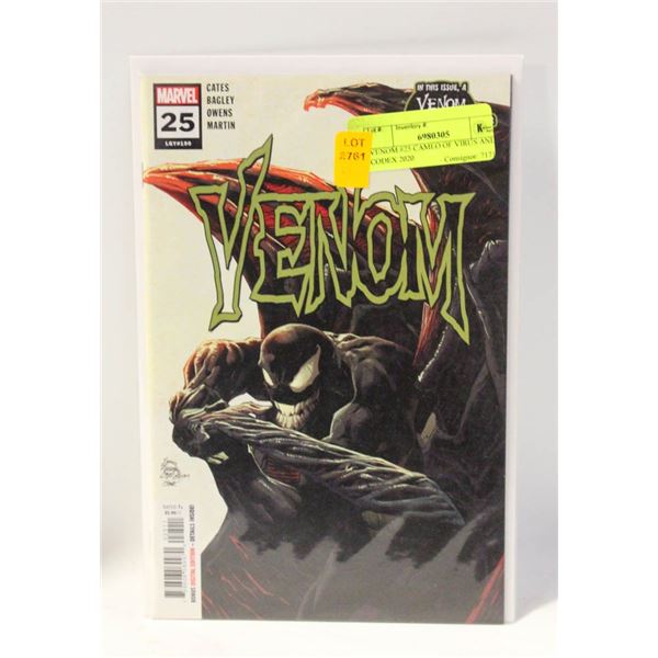 VENOM #25 CAMEO OF VIRUS AND CODEX 2020