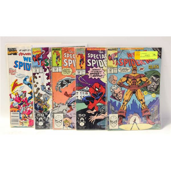 5 SPIDER-MAN COMICS