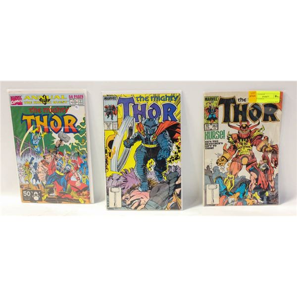 3 THOR COMICS