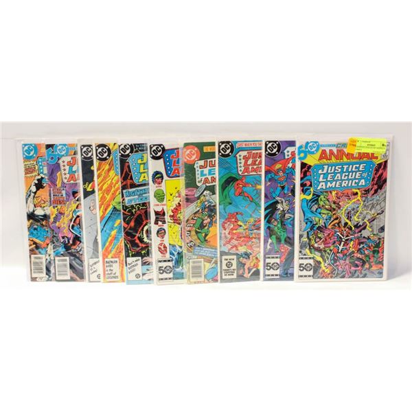 10 JUSTICE LEAGUE OF AMERICA COMICS