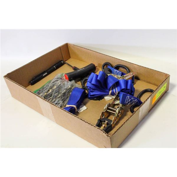 DRILL BITS & RATCHET STRAPS