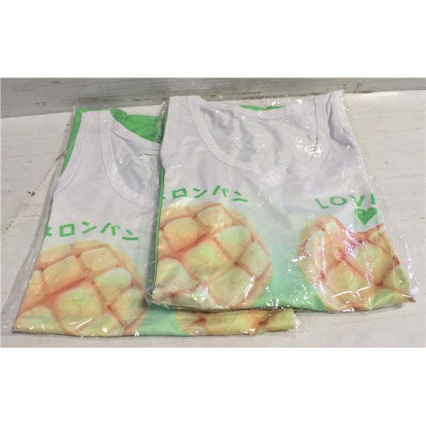 2 NEW LADIES LRG TANK TOPS