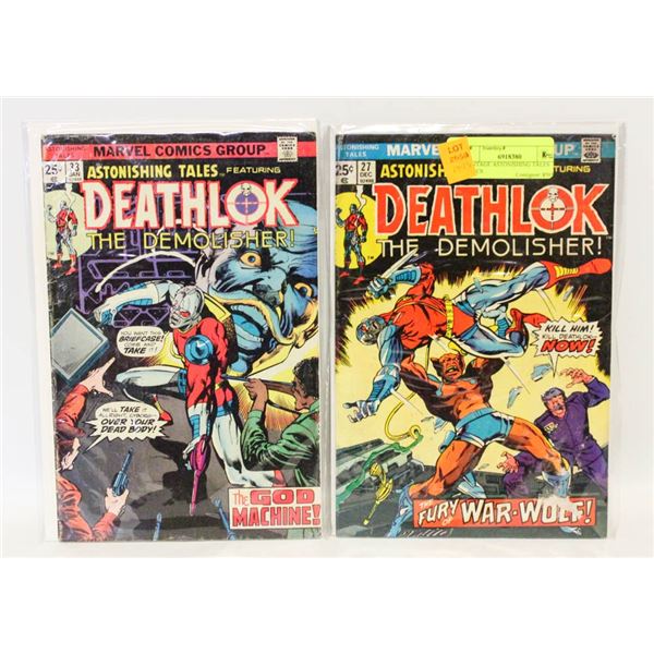 2 VINTAGE ASTONISHING TALES COMICS