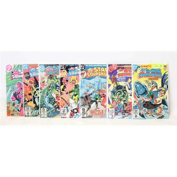 5 VINTAGE ALL-STAR SQUADRON COMICS