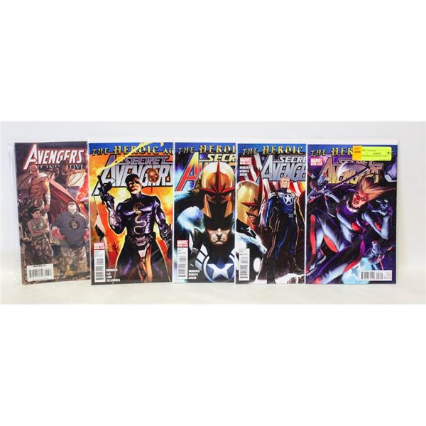 5 MODERN AVENGERS COMICS