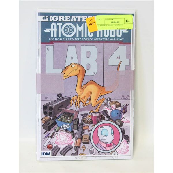 5 ATOMIC ROBOT COMICS