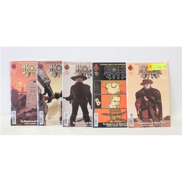 5 ATOMIC ROBOT COMICS