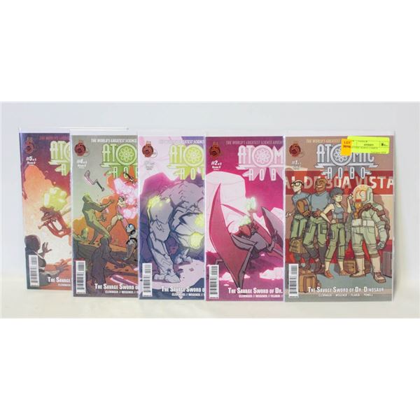 5 ATOMIC ROBOT COMICS