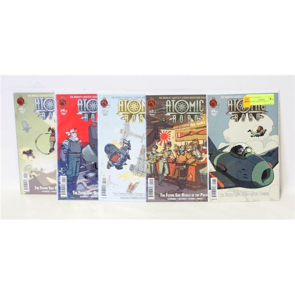 5 ATOMIC ROBOT COMICS