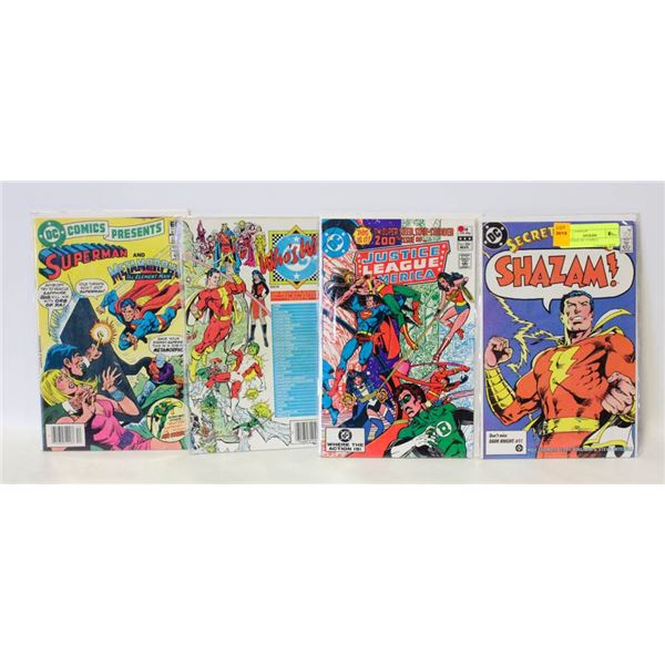 4 VINTAGE DC COMICS