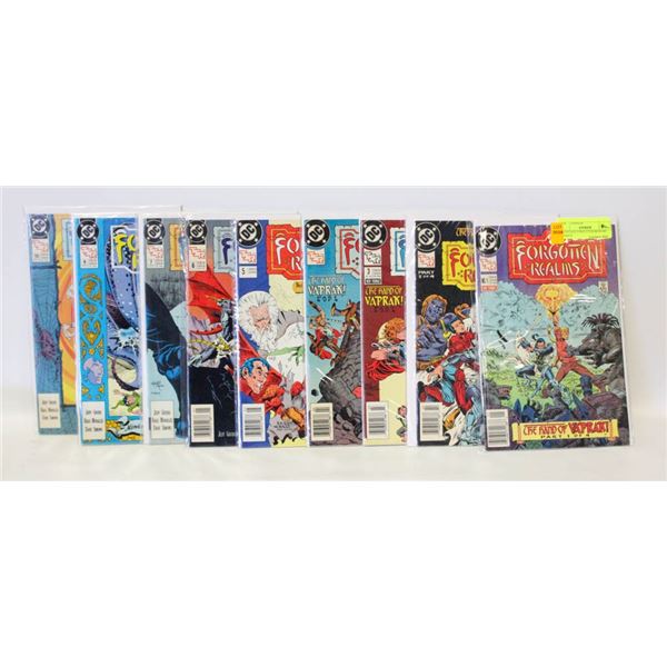 8 VINTAGE FORGOTTEN REALMS COMICS