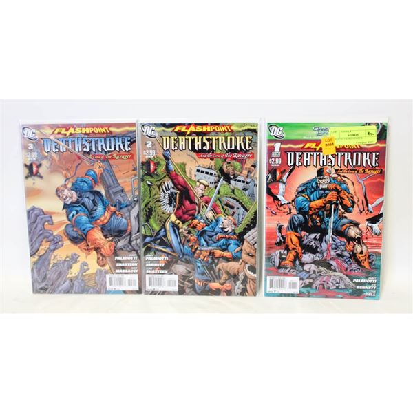 3 DEATHSTROKE COMICS