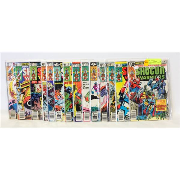 16 VINTAGE SHOGUN WARRIOR COMICS