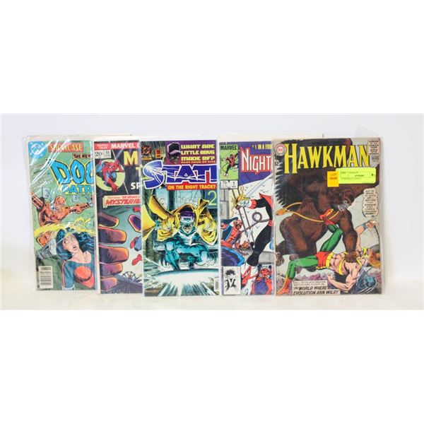 5 VINTAGE COMICS
