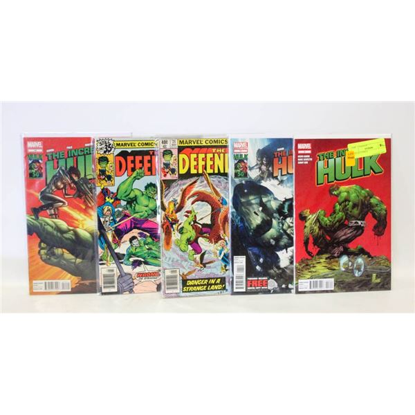 5 HULK COMICS