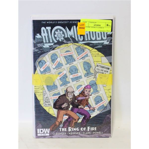 3 ATOMIC ROBOT COMICS