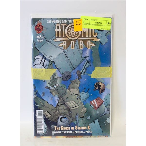 4 ATOMIC ROBOT COMICS