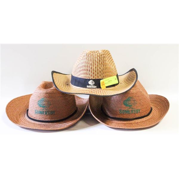 3 SOMMERSBY HATS