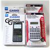 Image 1 : LOT OF NEW CALCULATORS;2 CASIO GRAPHING & 2 STUDIO