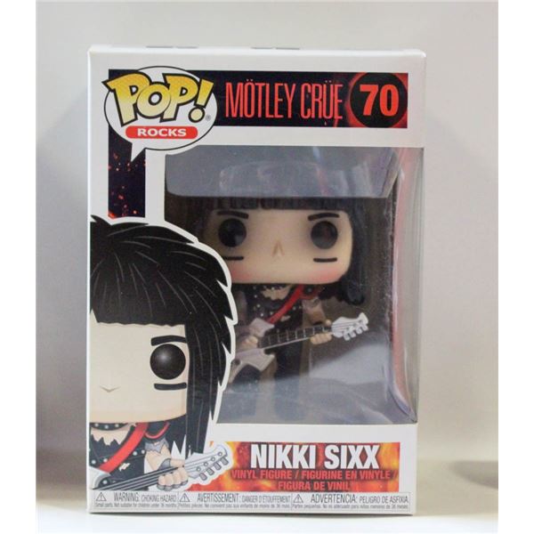 FUNKO POP ROCKS MOTLEY CRUE - NIKKI SIXX