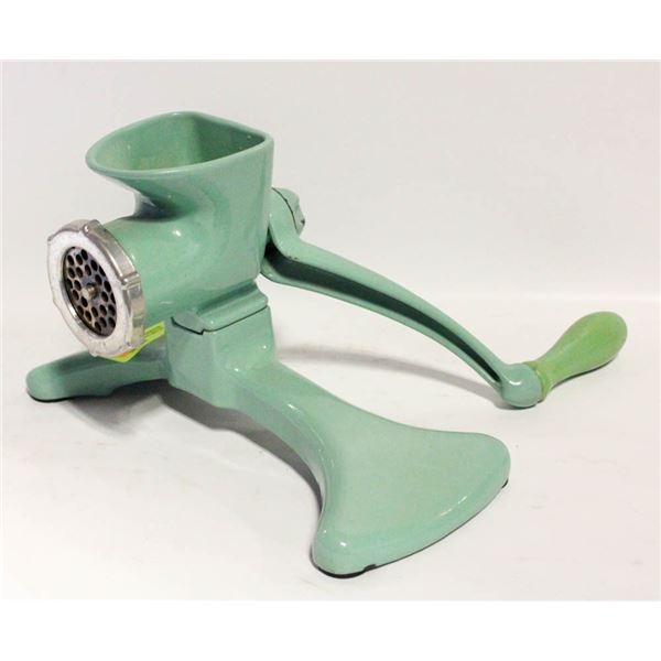 ANTIQUE METAL MEAT GRINDER