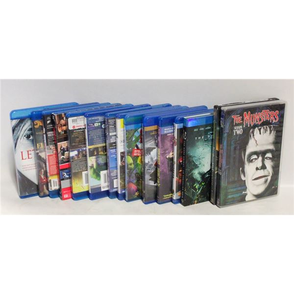 17 BLU RAY D.V.D'S ALL TOGETHER-ESTATE