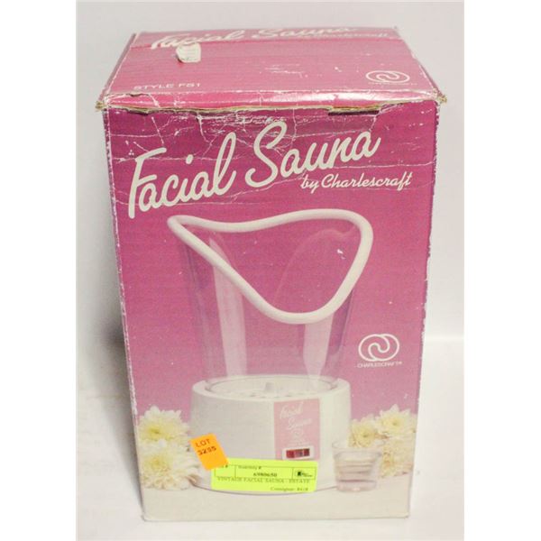 VINTAGE FACIAL SAUNA - ESTATE
