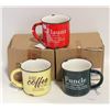 Image 1 : 3 MUGS WITH BOXES - FUNCLE, FLAUNT, COFFEE
