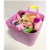 Image 1 : BUCKET OF BARBIE CLOTHES & ACC. SOME VINTAGE -