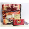 Image 1 : NEW NAVAJO THROW + NEW NAVAJO WALLET- RED