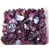 Image 1 : 2)  LOT OF 125 CT OF NATURAL ROUGH GARNET