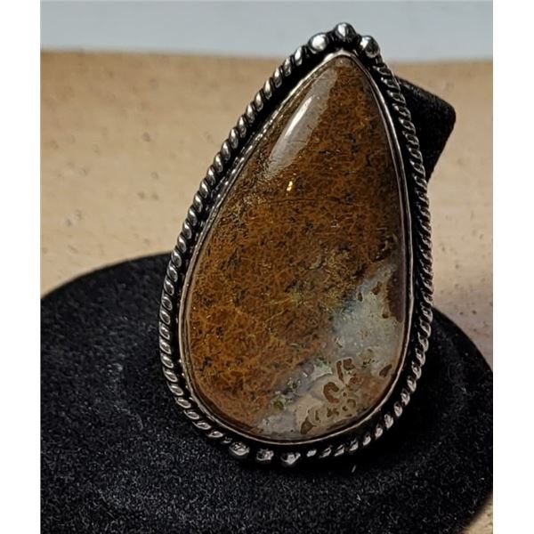 9)  NATURAL PEAR SHAPED BOULDER CHRYSOPRASLE