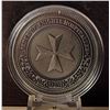 Image 2 : 15)  ENCAPSULATED SILVER TONE FREE MASONS